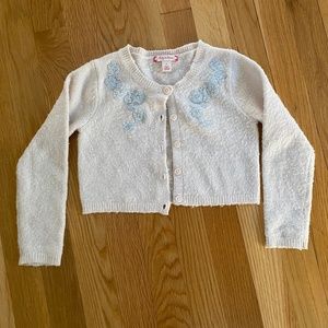 Ruby & Bloom girls embroidered cardigan